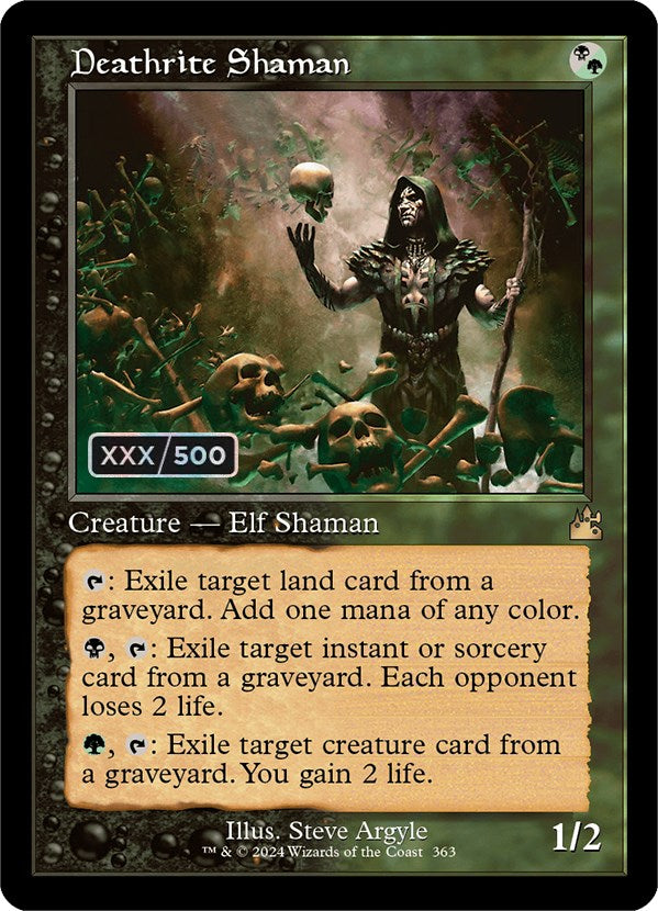Deathrite Shaman (Retro) (Serialized) [Ravnica Remastered] | Good Games Morley