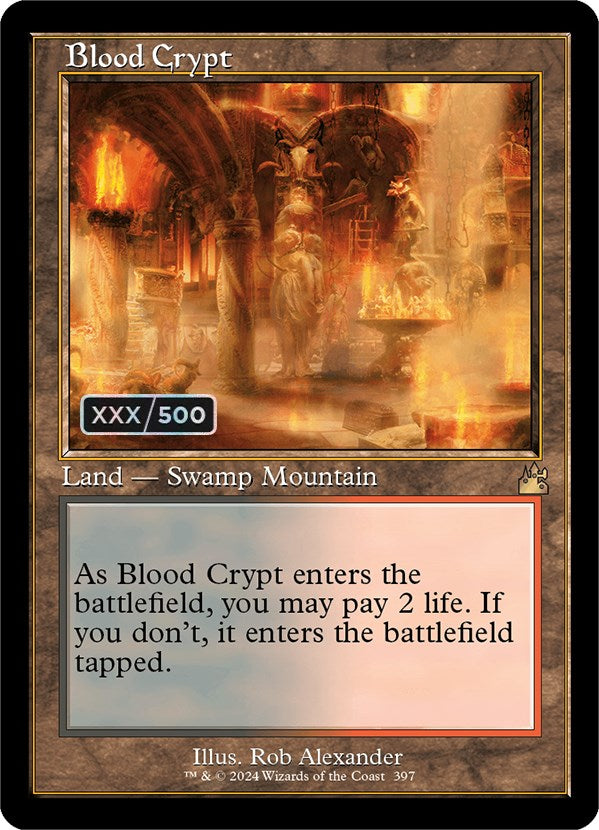 Blood Crypt (Retro) (Serialized) [Ravnica Remastered] | Good Games Morley