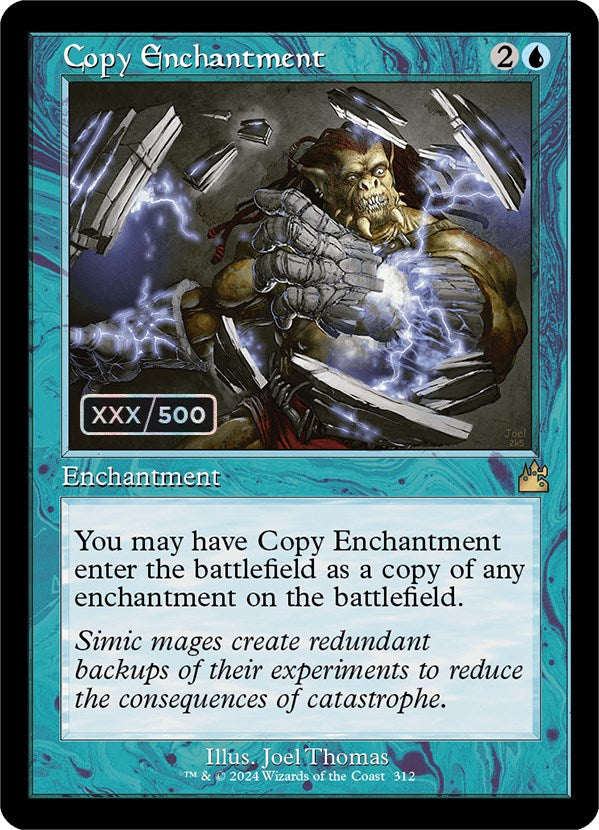 Copy Enchantment (Retro) (Serialized) [Ravnica Remastered] | Good Games Morley