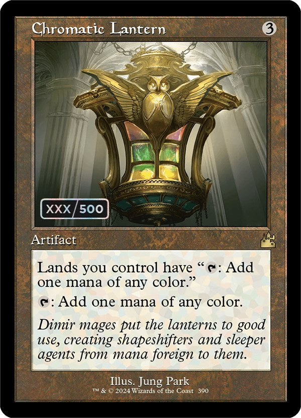 Chromatic Lantern (Retro) (Serialized) [Ravnica Remastered] | Good Games Morley