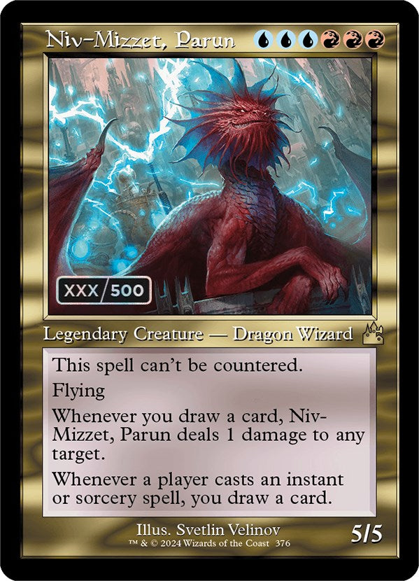 Niv-Mizzet, Parun (Retro) (Serialized) [Ravnica Remastered] | Good Games Morley