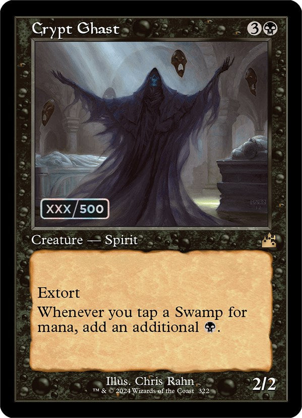 Crypt Ghast (Retro) (Serialized) [Ravnica Remastered] | Good Games Morley