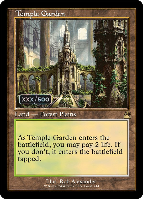 Temple Garden (Retro) (Serialized) [Ravnica Remastered] | Good Games Morley
