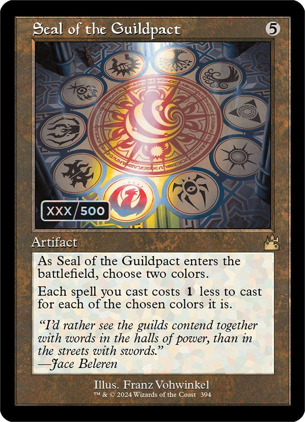 Seal of the Guildpact (Retro) (Serialized) [Ravnica Remastered] | Good Games Morley