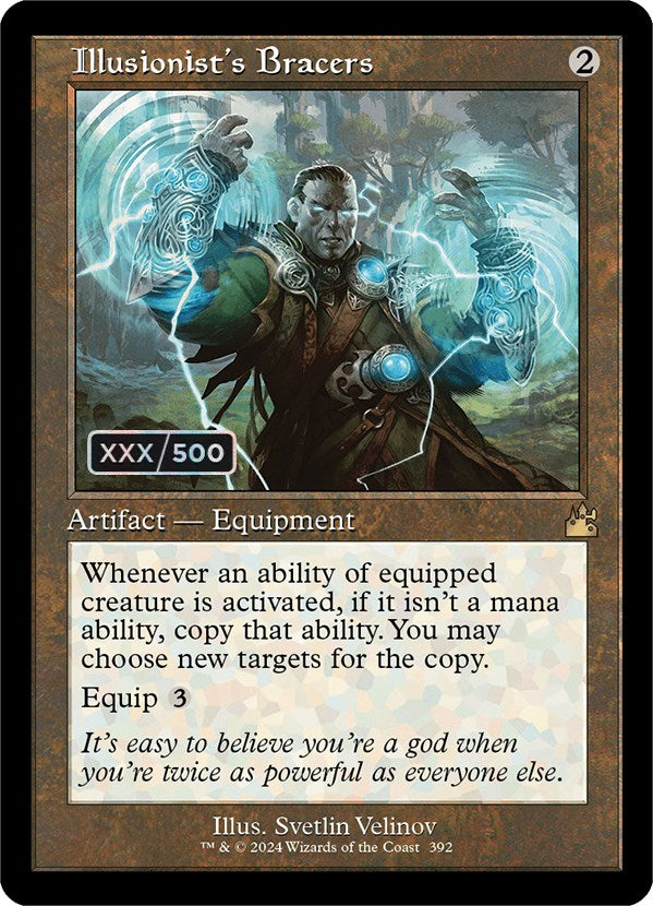 Illusionist's Bracers (Retro) (Serialized) [Ravnica Remastered] | Good Games Morley