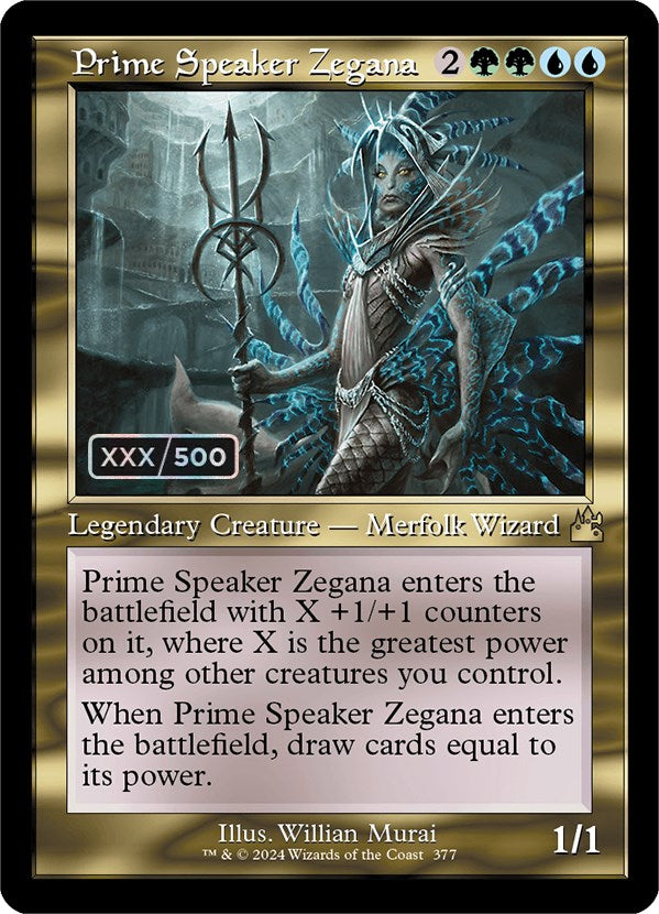 Prime Speaker Zegana (Retro) (Serialized) [Ravnica Remastered] | Good Games Morley