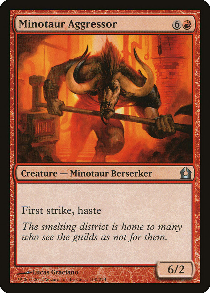 Minotaur Aggressor [Return to Ravnica] | Good Games Morley