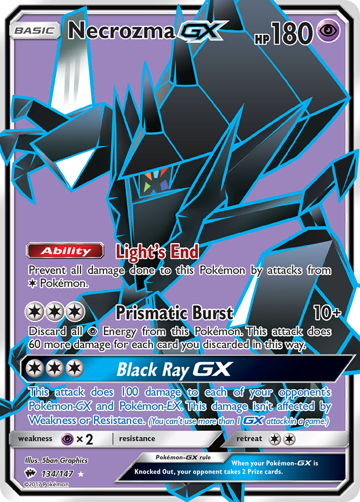 Necrozma GX (134/147) [Sun & Moon: Burning Shadows] | Good Games Morley