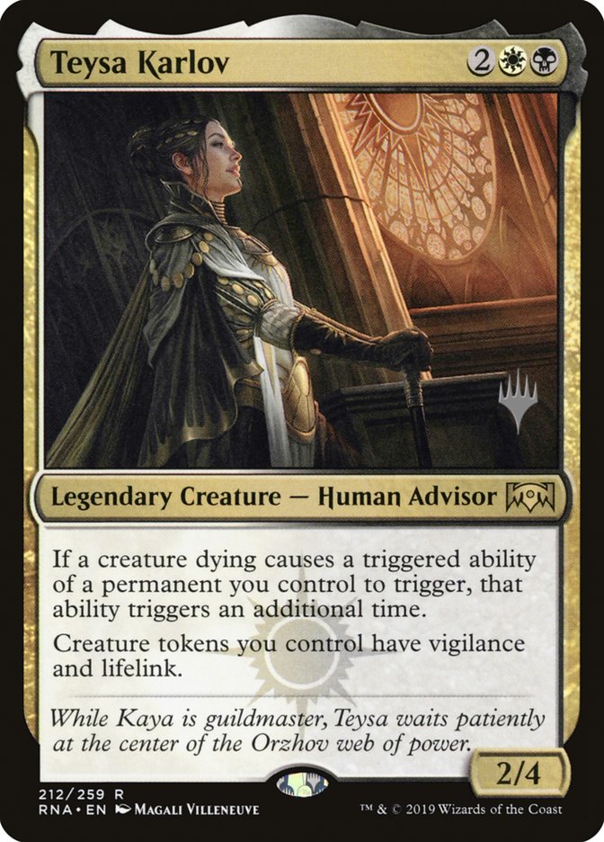 Teysa Karlov (Promo Pack) [Ravnica Allegiance Promos] | Good Games Morley