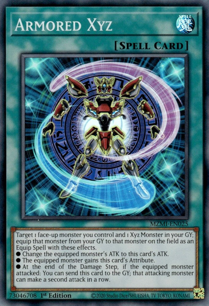 Armored Xyz [MZMI-EN025] Super Rare | Good Games Morley