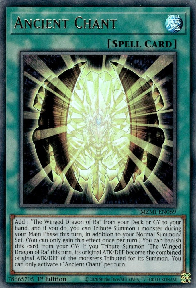 Ancient Chant [MZMI-EN069] Ultra Rare | Good Games Morley
