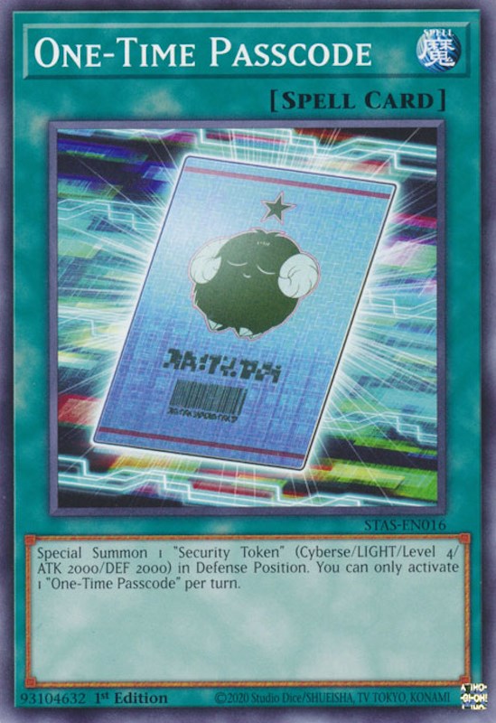 One-Time Passcode [STAS-EN016] Common | Good Games Morley