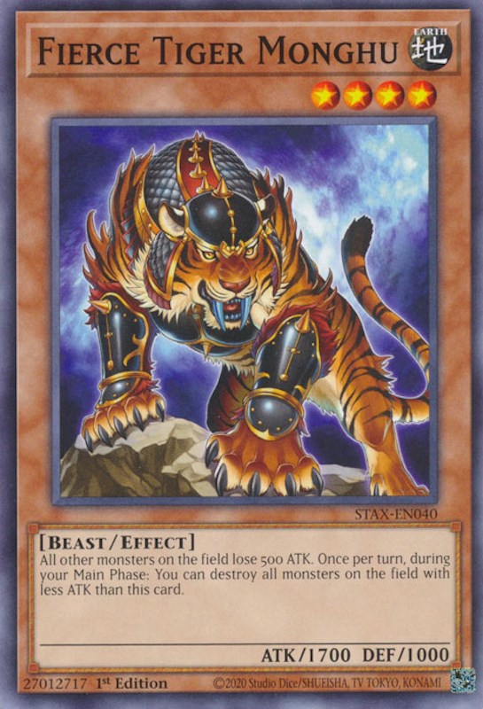 Fierce Tiger Monghu [STAX-EN040] Common | Good Games Morley