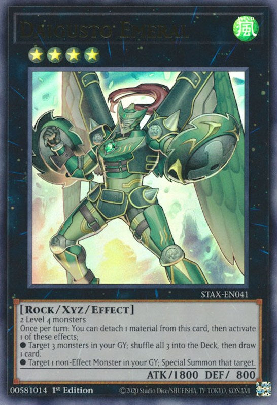 Daigusto Emeral [STAX-EN041] Ultra Rare | Good Games Morley