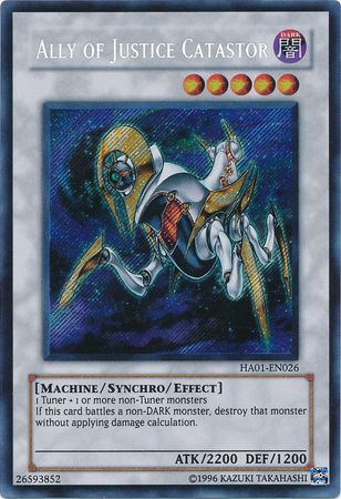 Ally of Justice Catastor [HA01-EN026] Secret Rare | Good Games Morley