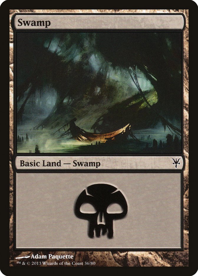 Swamp (36) [Duel Decks: Sorin vs. Tibalt] | Good Games Morley