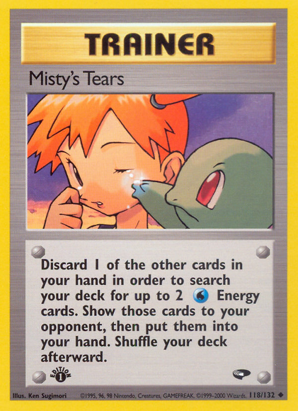 Misty's Tears (118/132) [Gym Challenge 1st Edition] | Good Games Morley