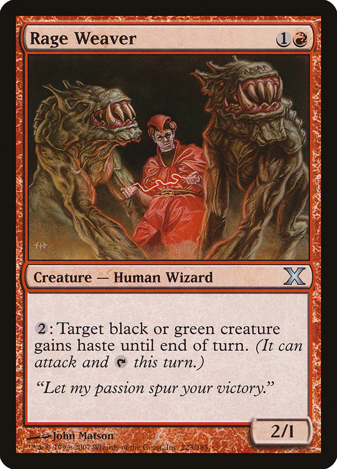 Rage Weaver [Tenth Edition] | Good Games Morley