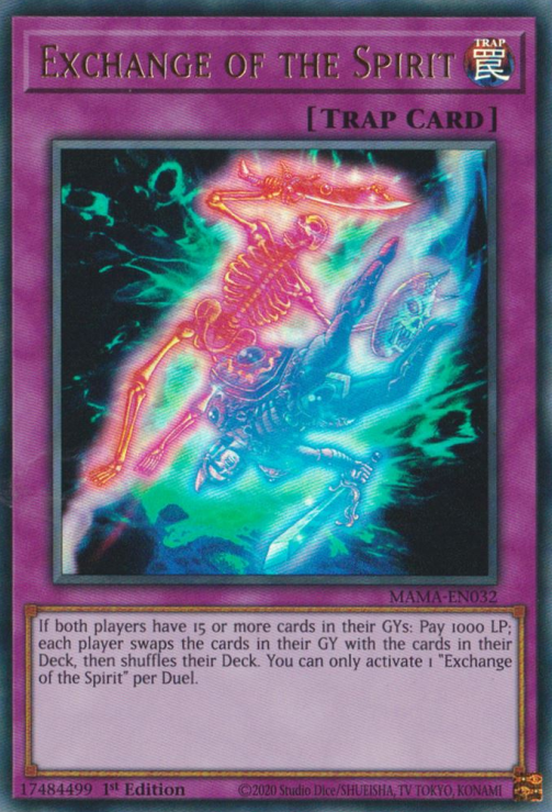 Exchange of the Spirit [MAMA-EN032] Ultra Rare | Good Games Morley