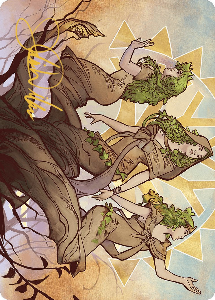 Trostani, Three Whispers Art Card (Gold-Stamped Signature) [Murders at Karlov Manor Art Series] | Good Games Morley