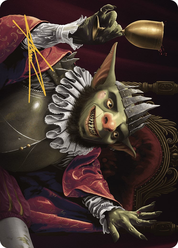 Krenko, Baron of Tin Street Art Card (Gold-Stamped Signature) [Murders at Karlov Manor Art Series] | Good Games Morley