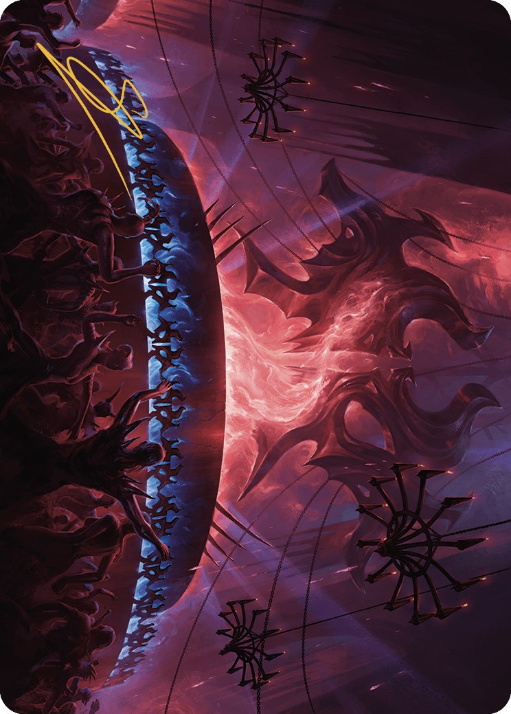 Raucous Theater Art Card (Gold-Stamped Signature) [Murders at Karlov Manor Art Series] | Good Games Morley