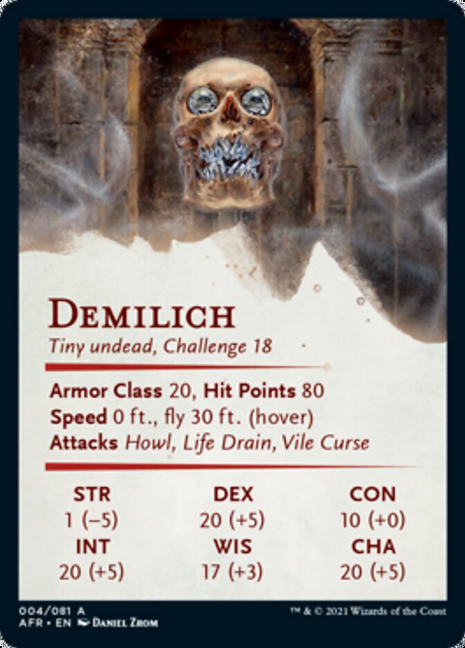 Demilich Art Card [Dungeons & Dragons: Adventures in the Forgotten Realms Art Series] | Good Games Morley