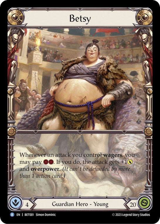 Betsy [BET001] (Heavy Hitters Betsy Blitz Deck)  Rainbow Foil | Good Games Morley