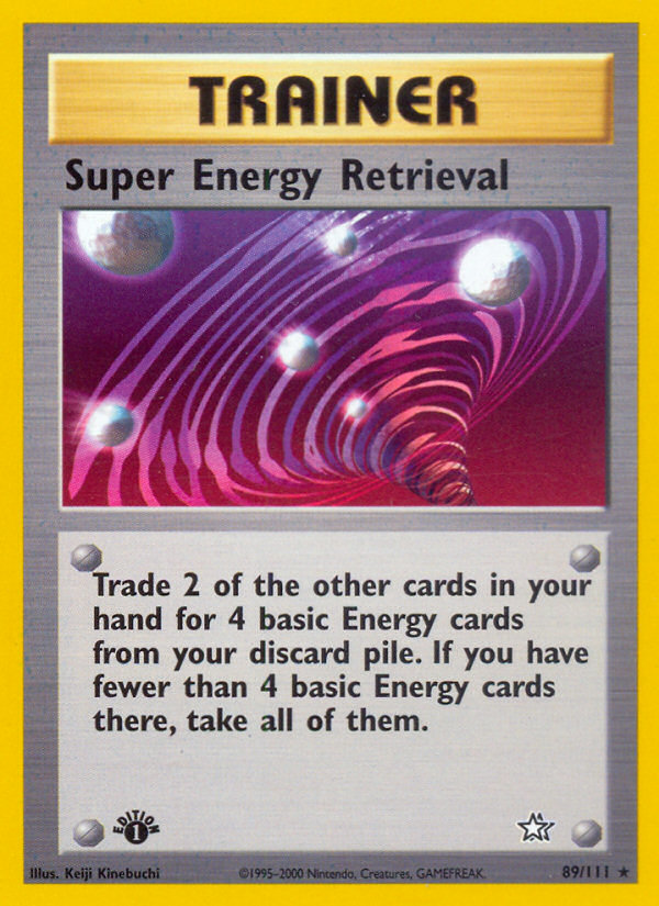 Super Energy Retrieval (89/111) [Neo Genesis 1st Edition] | Good Games Morley