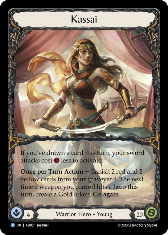 Kassai [KSI001] (Heavy Hitters Kassai Blitz Deck)  Rainbow Foil | Good Games Morley