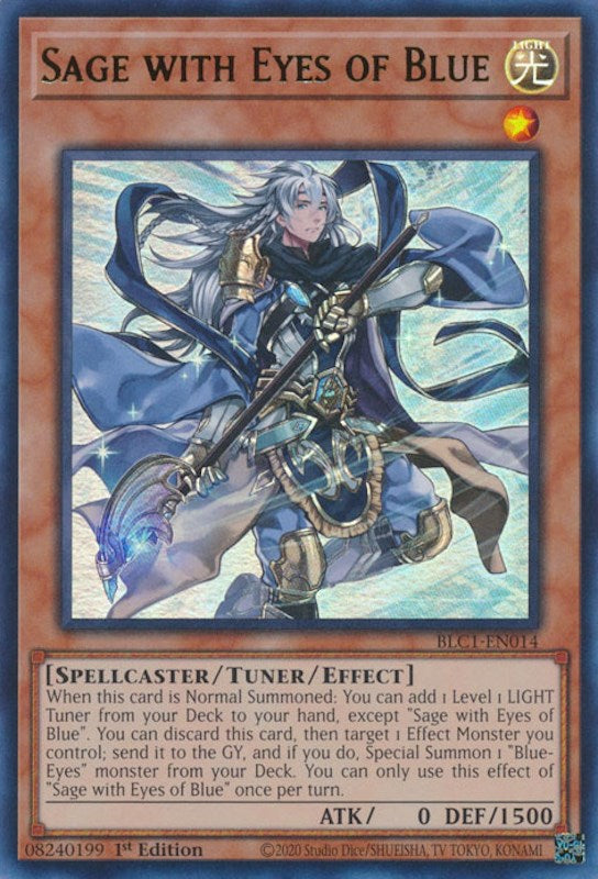 Sage with Eyes of Blue [BLC1-EN014] Ultra Rare | Good Games Morley