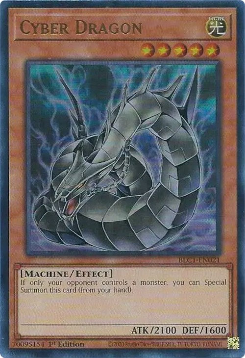 Cyber Dragon (Alternate Art) [BLC1-EN021] Ultra Rare | Good Games Morley