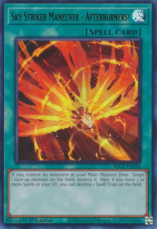 Sky Striker Maneuver - Afterburners! [BLC1-EN024] Ultra Rare | Good Games Morley