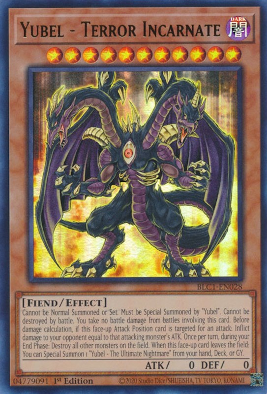 Yubel - Terror Incarnate [BLC1-EN028] Ultra Rare | Good Games Morley
