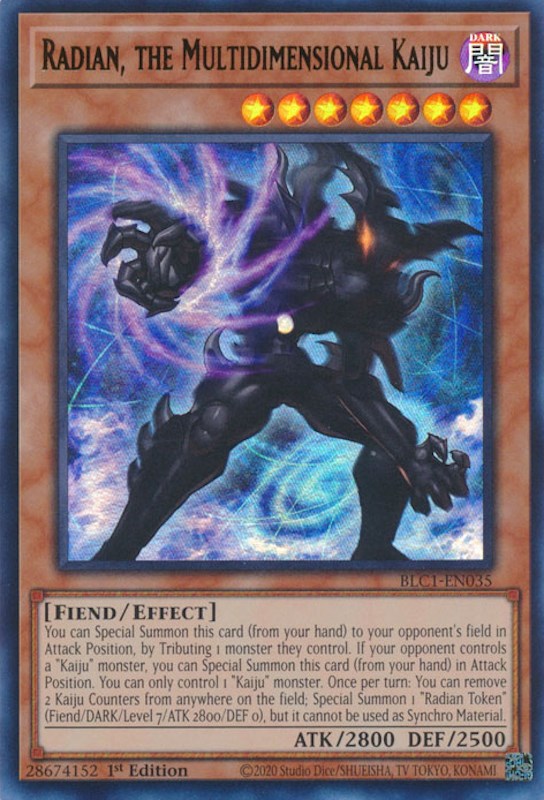 Radian, the Multidimensional Kaiju [BLC1-EN035] Ultra Rare | Good Games Morley
