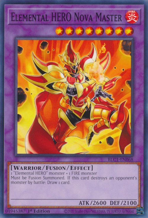 Elemental HERO Nova Master [BLC1-EN068] Common | Good Games Morley