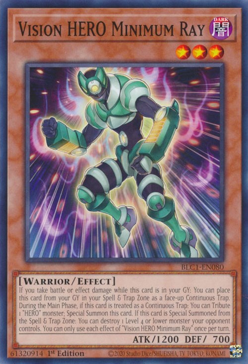Vision HERO Minimum Ray [BLC1-EN080] Common | Good Games Morley