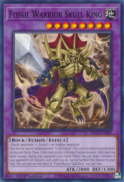 Fossil Warrior Skull King [BLC1-EN129] Common | Good Games Morley