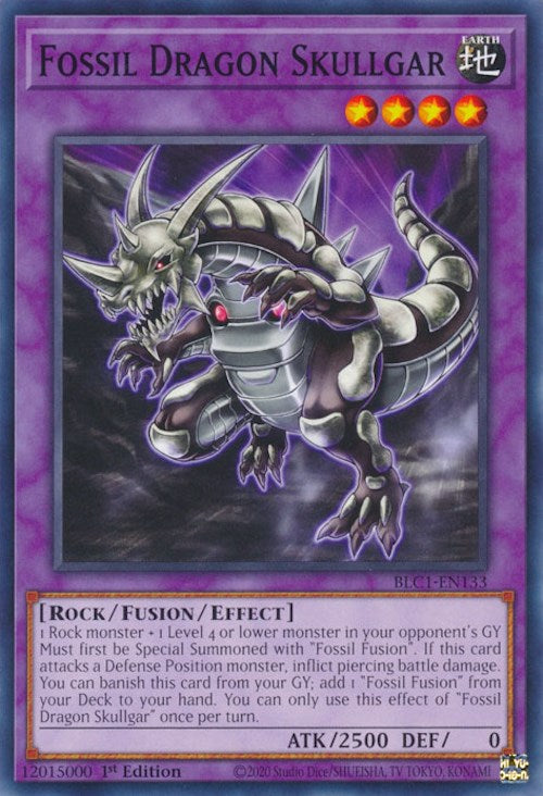 Fossil Dragon Skullgar [BLC1-EN133] Common | Good Games Morley