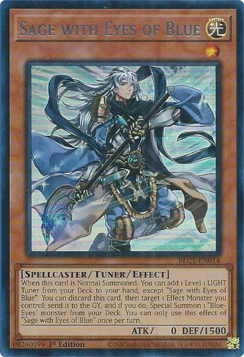 Sage with Eyes of Blue (Silver) [BLC1-EN014] Ultra Rare | Good Games Morley