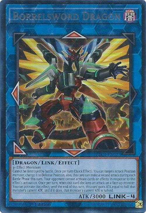 Borrelsword Dragon (Alternate Art) (Silver) [BLC1-EN023] Ultra Rare | Good Games Morley