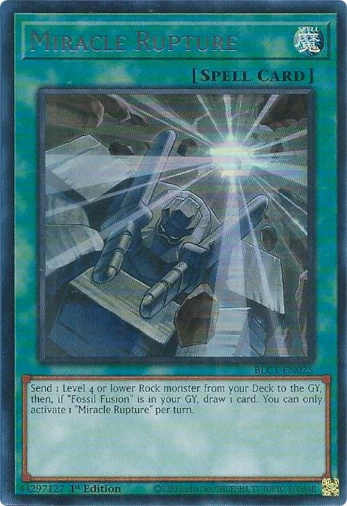 Miracle Rupture (Silver) [BLC1-EN025] Ultra Rare | Good Games Morley