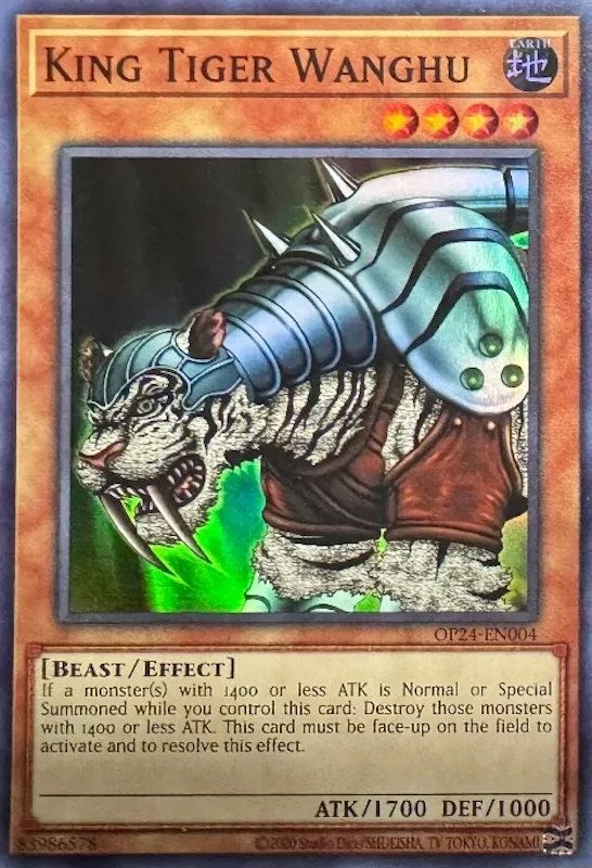 King Tiger Wanghu [OP24-EN004] Super Rare | Good Games Morley