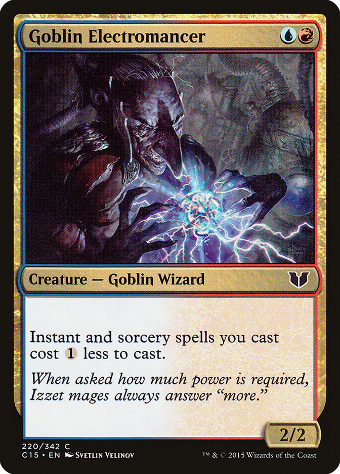 Goblin Electromancer [Commander 2015] | Good Games Morley