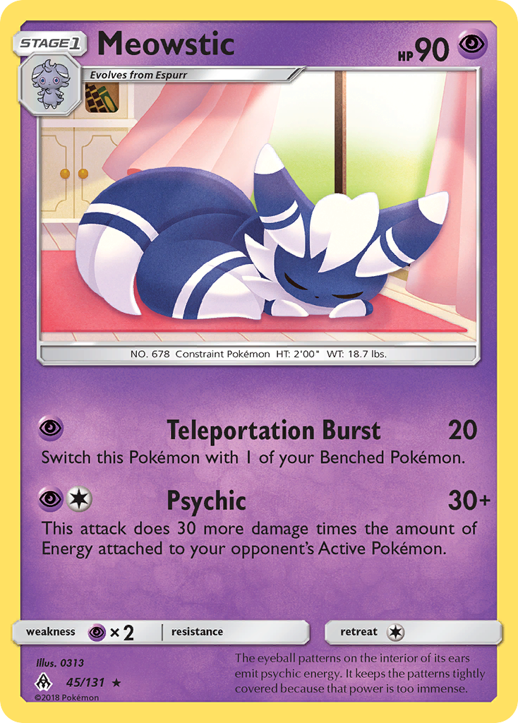 Meowstic (45/131) [Sun & Moon: Forbidden Light] | Good Games Morley