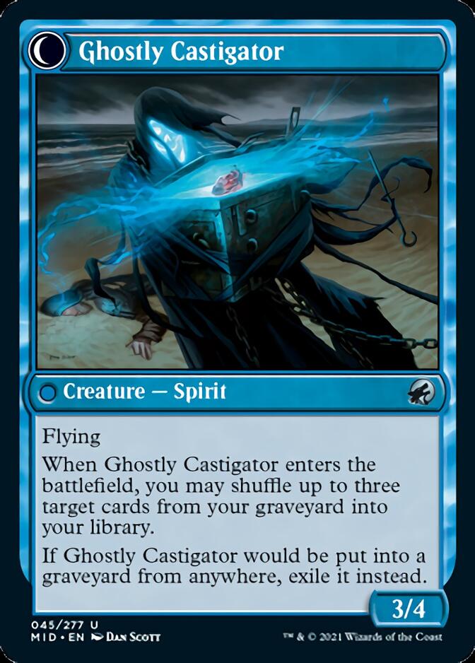 Covetous Castaway // Ghostly Castigator [Innistrad: Midnight Hunt] | Good Games Morley