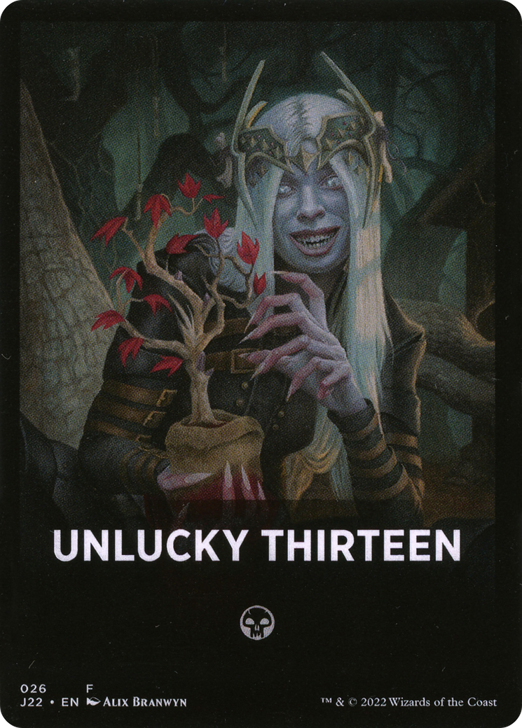 Unlucky Thirteen Theme Card [Jumpstart 2022 Front Cards] | Good Games Morley