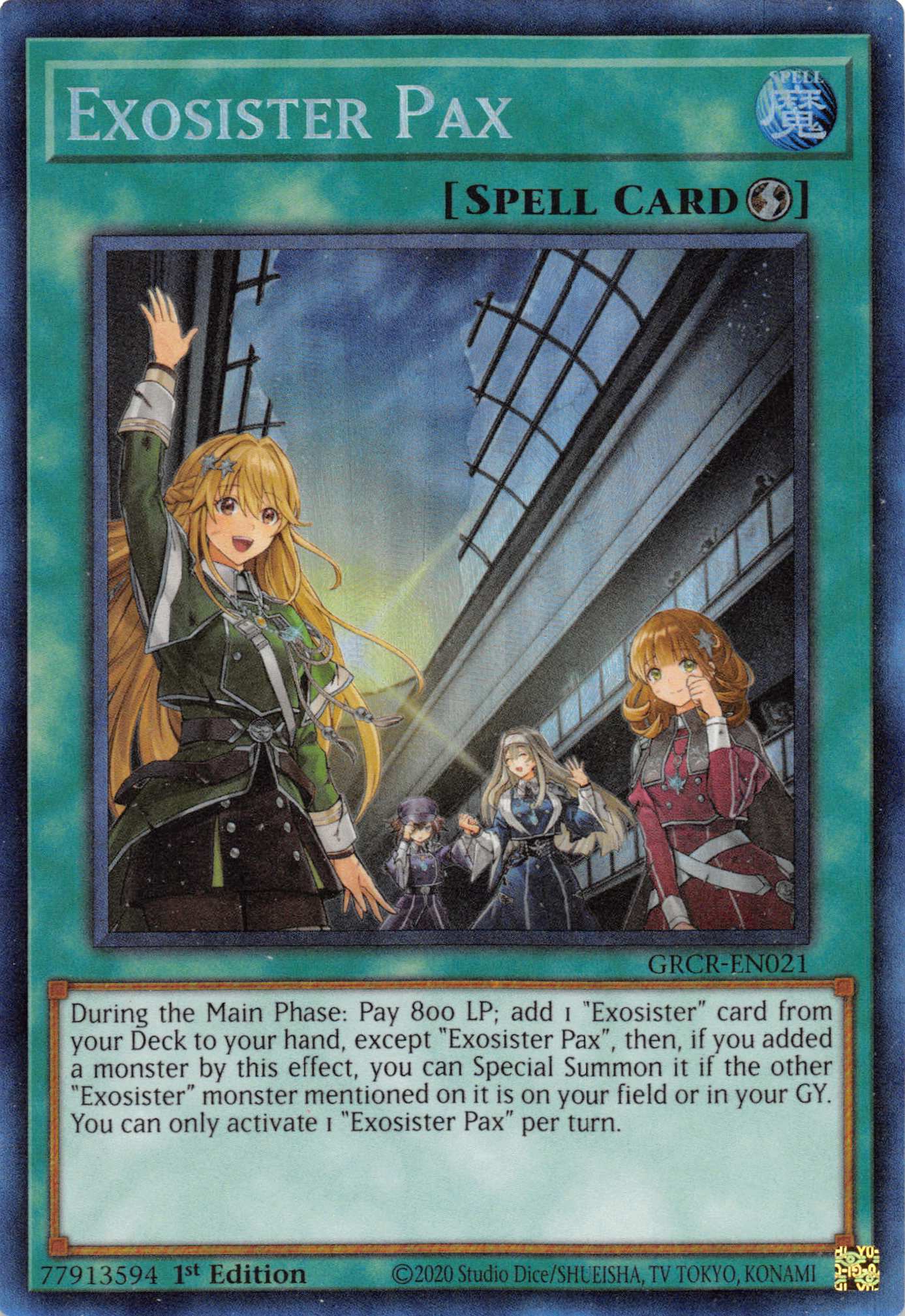 Exosister Pax [GRCR-EN021] Collector's Rare | Good Games Morley