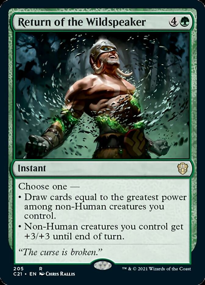 Return of the Wildspeaker [Commander 2021] | Good Games Morley