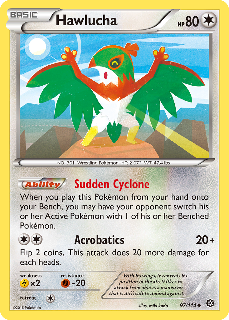 Hawlucha (97/114) [XY: Steam Siege] | Good Games Morley